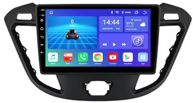 9 Zoll Touchscreen GPS Navi Navigation für CarPlay/Android Auto/Bluetooth/WiFi,GPS Navigationsgerät mit Europa Karten,Lebenslang kostenloser Kartenupdates, Blitzerwarnung Spracheführung