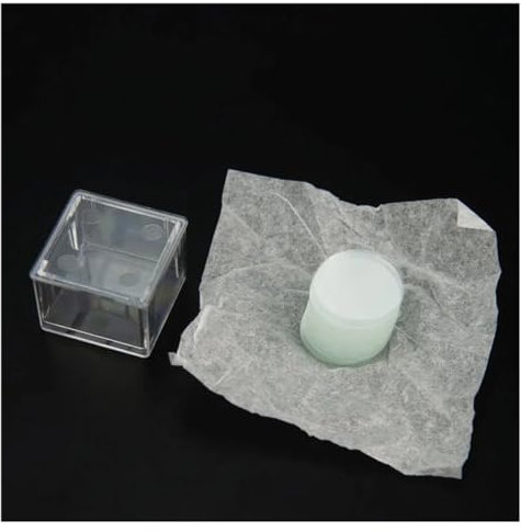 Mikroskop 100 Stück Mikroskop-Objektträger, 20/28 mm, runde Objektträger-Abdeckung, Dicke 0,13–0,17 mm(25mm)