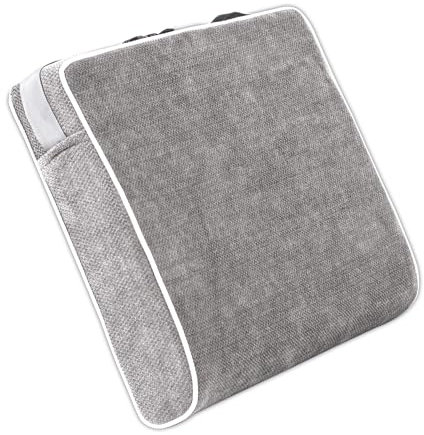 Justsafe 10cm Thick Extra Large Memory Foam Seat Cushion - XL Orthopaedic Ergonomic Office Chair Cushion for Back, Sciatica & Tailbone Pain Relief - Non-Slip Support Car, Desk & Wheelchair Cushion