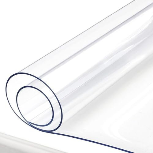 Transparente Bodenschutzmatte Schreibtischstuhl Matte Rectangle Maß nach Wunsch für Harte Böden Büro Zuhause Flur PVC Schreibtischstuhl Matte Stärke 2mm(40x160cm)