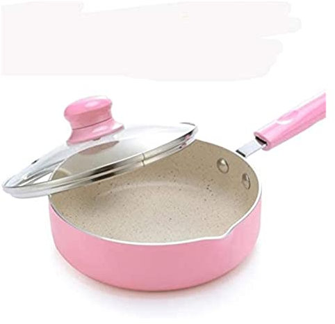 GSZCCZS Wok Pan Pan Pan Pance Pfannkuchen Pfanne Mini Frittingpfanne Haushaltsinduktionskocher Gasherd Pot Kitchen Kochgeschirr Kochgeschirr Pfanne Küchentopf (Größe: grauer Wolf) Vision