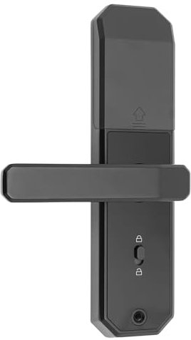 Serratura ad impronta digitale, serratura elettronica intelligente, serratura collegata, adatta per porte in legno, porte interne e porte in lega di alluminio