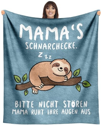 SDOES Geschenke für Mama, Muttertagsgeschenk, Geburtstagsgeschenk für Mama, Kuscheldecke Geschenk für Mutter zum Geburtstag, Geschenk für Mutter von Tochter Sohn für Weihnachten 152 × 127 cm