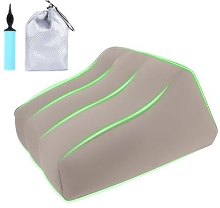 Hozaenwa Beinhebekissen, Aufblasbares Keilkissen Für Bett Und Sofa, Weiches Lagerungskissen Für Senioren Erwachsene Schwangerschaft Bett Sofa Reise Beinen Und Gelenken Druckentlastung