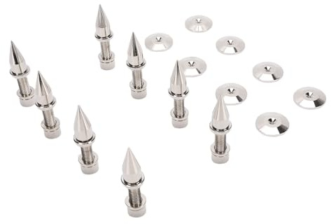 Cuifati Speaker Shock Absorber Feet, 8Pcs Minimize Vibration and Resonance Speaker Spike Pad Set for Stage Studio