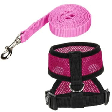 Abaodam Chicken Harness mit Leine für Hennen Verstellbare Atmungsaktive Trainingsweste aus Strapazierfähigem Canvas Komfortabel und Praktisch für Sicheres Spaziergehen und