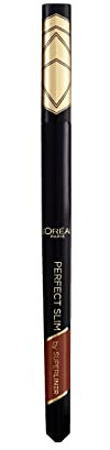 L'Oréal Paris Eyeliner in Penna Superliner Perfect Slim, Tratto Preciso, Tenuta Fino a 24H, Colore: Brown (03)