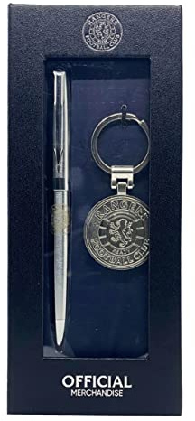 Rangers FC Pen & Keyring Official Football Executive Gift Boxed