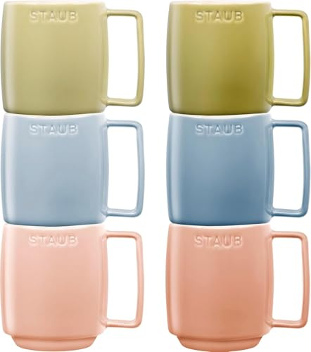 STAUB Tassenset, 6-tlg | gemischte Farben | M