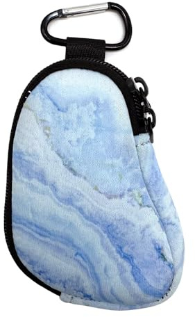 KOSTOO Inalatore per asma in neoprene, custodia protettiva portatile da viaggio, mini custodia per inalatore a forma di L, inalatore non incluso (blu)