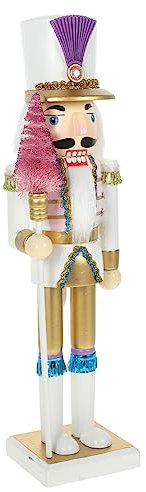 GAROZATION Holiday Nutcracker Figure Wooden Craft Christmas Decor Desktop Desktop Nutcracker