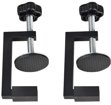 2pcs C-Zwingen Spannvorrichtungen Schraubzwingen C Klemme Befestigungsklammern Klemmhalter Tischklemmen Klemmen Metall