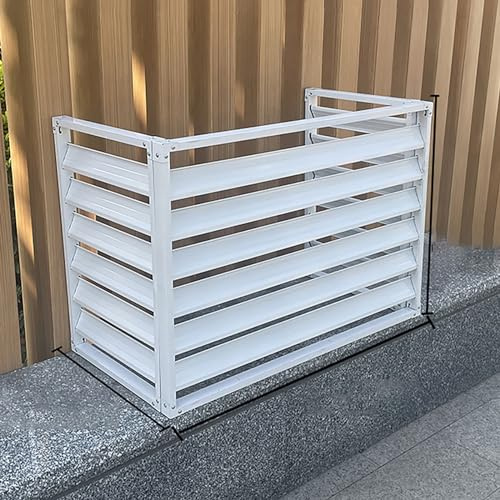 Clôture d'intimité extérieure en aluminium pour toutes les saisons, résistante aux intempéries, protection élégante pour jardinière de jardin