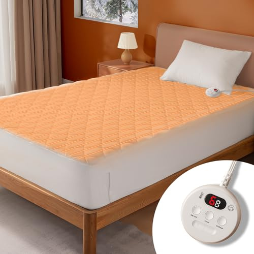 COZYTY Single Electric Blanket 190×90cm, Fast Heating Underblanket, White | 6 Heat Settings & 10H Auto-Off Timer, Overheat Protection, Energy Efficient, CE & UKCA Certified, Machine Washable
