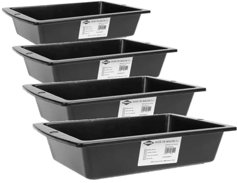 COGEX - Auge en plastique - 3L - Léger et facile à transporter - Convient pour les travaux de maçonnerie- Résistant, robuste - Permet un malaxage efficace - Multiples usages - Se nettoie facilement