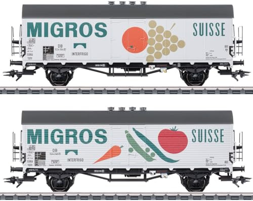 46173 H0 Kühlwagen-Set Migros, DB, Ep. III