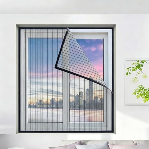 King Kong Gitter Katzennetz Fenster Fliegengitter Katzensicher Katzengitter Ohne Bohren Katzennetz Kratzfest Katzenschutz Fenstergitter Stabil Für Fenster Dachfenster Balkontür(Black,70x75cm)