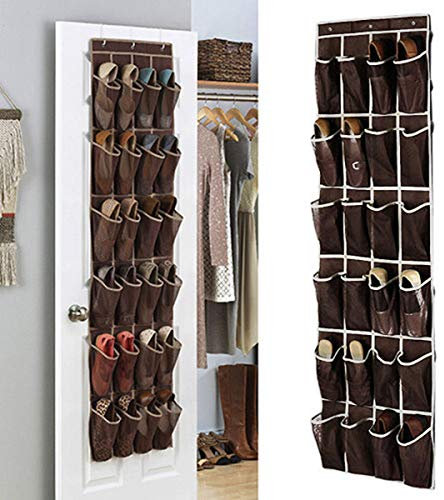 TuToy 24 Taschen Tür Hängeschuh Organizer Über Die Tür Mesh Lagerung Racks Closet Hook Hook Holder