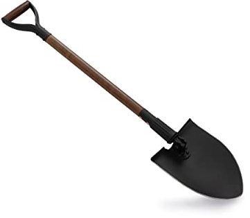 Barebones Folding Shovel - Ash Shovel and Charcoal Scoop with Steel Blade - Foldable for Digging, Fire Pits and Camping