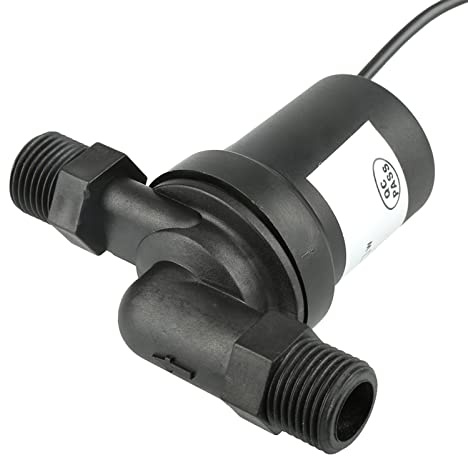 Heißwasserpumpe, 18W DC24V Heißwasserumwälzpumpe für Solarwarmwasserbereiter Heißzirkulation