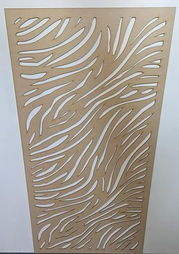 Heizkörperschrank Wand Deko Sichtschutzgitter gelocht 6mm dicke MDF Platte (1200mm x 620mm) P16