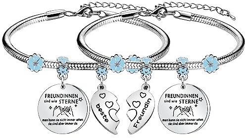 Angelra Armbänder Beste Freund Geschenk - Du Bist Immer Meine Schwester, Auch Meine Freundin - Freundschaft Armband Mit Gravur Zum Geburtstag (FREUND)