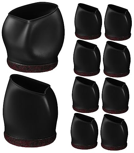 Veemoon 10pezzi Coperture Per Rotelle Di Sedia in Tpe Ruote Per Mobili Girevoli Protezioni Per Pavimenti Per Sedie Da Ufficio Antiscivolo e Riduzione Del Rumore