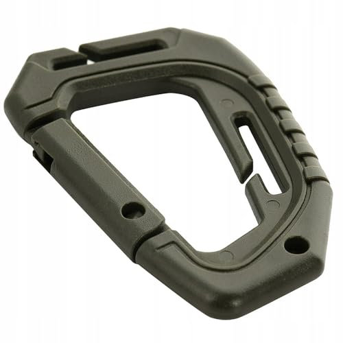 M-Tac Karabiner Tactical Kunststoff Karabinerhaken Schraubkarabiner Karabiner Kunststoff (Olive)