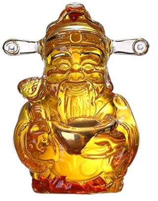 Decanter per liquori e whisky, 1000 ml, decanter in vetro trasparente per vodka, bourbon, brandy, vino, rum, caraffa
