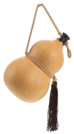 Amosfun Calebasse Portable Forme De Carafe Gourde Eau Avec Bouchon Liège Pour Voyage Et Camping