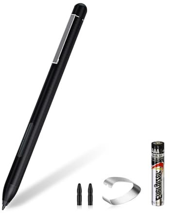 Stylus Pen for HP Omnibook, Pen for HP Envy x360 Pavilion x360 Specter x360 Touchscreen Laptops with 2500h Battery Life Palm Rejection & 1024 Pressure Sensitivity