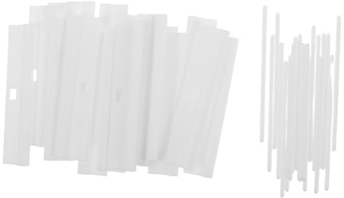 LOORGVEL 20 Stück Teiliges PVC Vertikaljalousien Ersatz Lamellenhalter für Einfache Reparatur und Austausch von Einzelnen Lamellen Kompatibel mit Verschiedenen Vertikaljalousien Robustes