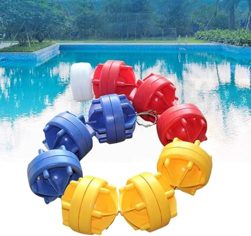 Kit di boe, Linea di galleggiamento in corda for corsi d'acqua, for gare nuoto indoor e outdoor, galleggianti sicurezza in(8m)