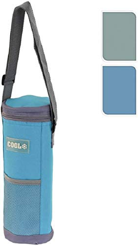 Kühltasche Flasche 12 x 34 cm sortiert