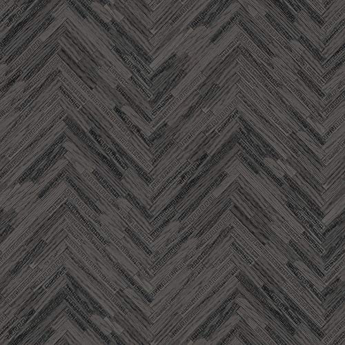 Papier peint imitation bois Papier peint effet bois Tapisserie imitation bois Papier peint intissé Gris Anthracite 370514 | Papier peint livré à domicile