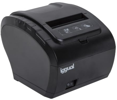 iggual Impresora Térmica de Tickets y Recibos TP8002 para TPV Y POS -Impresión 260mm/s. - Conexiones USB+RS-232+RJ45+RJ11.- Compatible :Windows, Android e iOS.- Emulación ESC/POS.- Rollos 57-80mm.