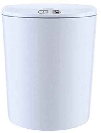 Bote de pequeño automático, Mini papelera de escritorio de 3 / 5L con sensor de infrarrojos, Contenedor de inteligente, de centro /, Blanco 5L