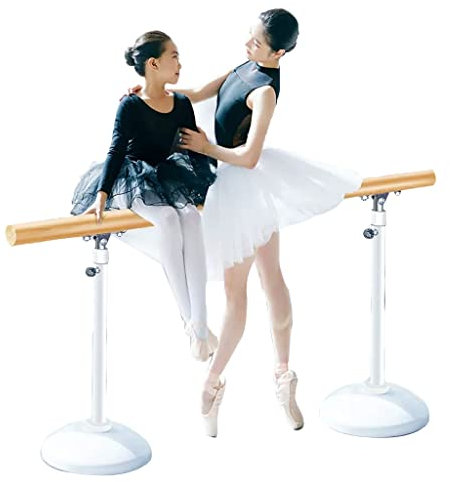 Ballettstange Ballettstange aus Stahl mit Einstellbarer Höhe von 80–120 cm, mit Massivholzgriff und starkem Saugnapf, kann EIN Gewicht von 500 kg tragen (Size : 2M/6.6FT)