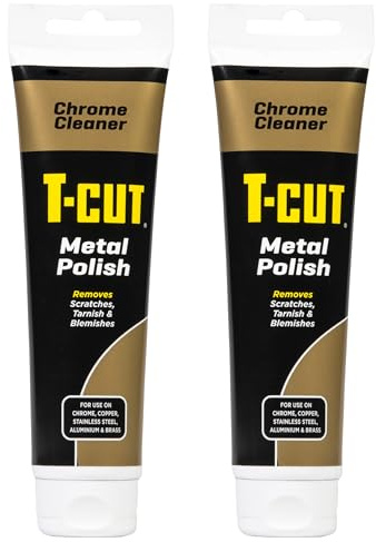 T-Cut Chrome Cleaner, Metal Polish, 150 g (Pack of 2)