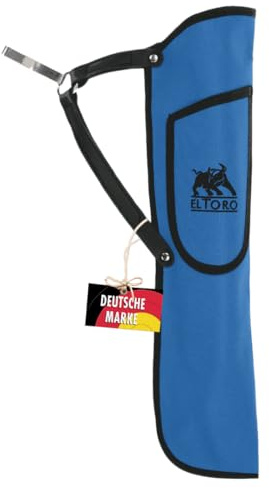 elToro Base² Seitenköcher Bogenschießen 50 cm | leichter Köcher für Rechtshänder und Linkshänder mit Zubehörtasche, Cordura, Gürtelclip