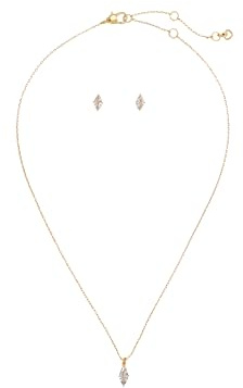 Kate Spade New York Signature Solitarie jewellery set