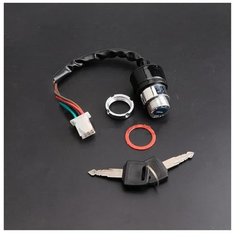Motore Bobina Accensione Per Suzuki Per GN 125 Moto Interruttore Di Accensione On/Off A 3 Posizioni E 6 Fili Con Chiavi Statore Moto