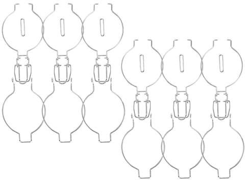 Alipis Stringi Tappi Barattoli Set in Acciaio Inossidabile Stili Multipli 6 Pezzi Chiusura Ermetica Stili Multipli per Barattoli in Vetro, per Conservazione e Cucina