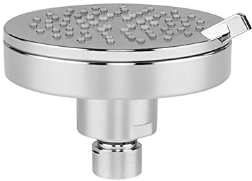 GLYYR Duschkopf Regendusche, Regenduschkopf 3 Strahlarten, 10cm Regenduschkopf Runden Einbauduschköpfe, Kopfbrause Regendusche, Antikalk Reinigungsfunktion Düsen, ABS, Chrom