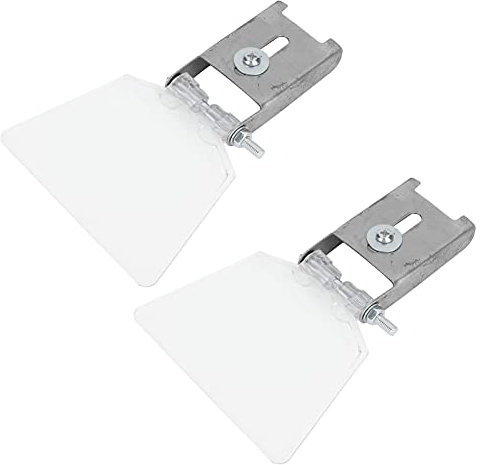 2 Stück Tischschleifer Eyeshield 304 Edelstahl Schleifwerkzeug Schild Schild Befestigungszubehör für Tischschleifer Vom Typ 125/150/200/250