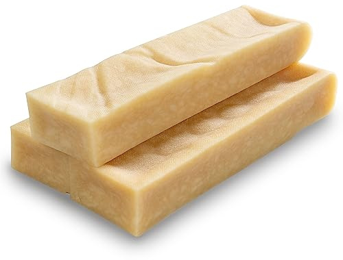 WOW BITES Premium Naturligt ostl för hundar - Ostben för hundar – Hundgodis - Långvarigt hundgodis av naturlig mjölk, Medium storlek (225 g, set om 3, M)