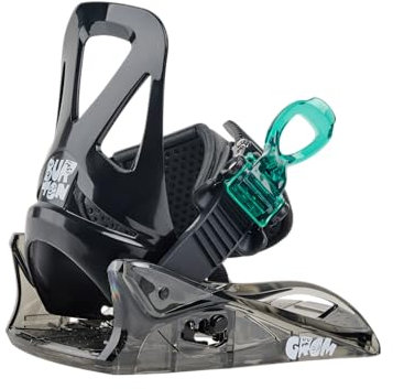 Burton Mini Grom Disc - Attacchi da snowboard per bambini, colore: nero, S