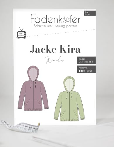 Papierschnittmuster Jacke Kira Kinder