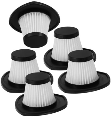Gatuida 5 Filtros Reutilizables Para Aspiradora Inalámbrica De Coche Y Mano Accesorios De Repuesto Compactos Con Filtración Hepa Alta Eficiencia Fácil Instalación Para Limpieza Diaria