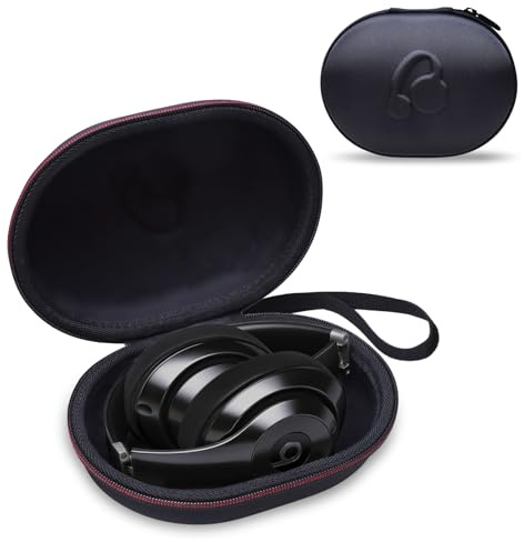 LTGEM Headphones Case Compatible with Beats Studio 3/Solo 4/Studio Pro/Solo 3 Headphones, Black